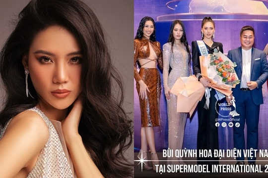 Siêu mẫu Bùi Quỳnh Hoa sẽ là đại diện Việt Nam tham dự Supermodel International 2022