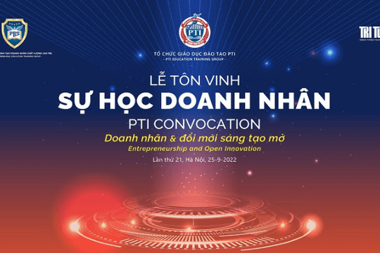 Lễ Tôn vinh sự học Doanh nhân 2022: “Doanh nhân và Đổi mới sáng tạo mở”