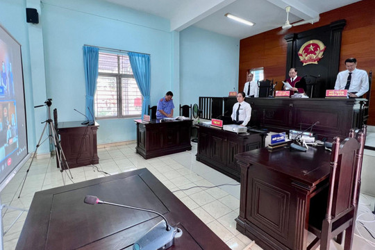 TAND TP.Thuận An: Xét xử trực tuyến 5 vụ án hình sự 