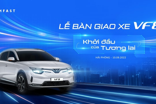 VinFast chuẩn bị bàn giao lô xe điện VF 8 đầu tiên vào ngày 10/9
