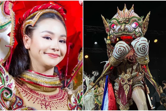 Lộ diện national costume của Thái Lan tại Miss Grand International 2022, fan Việt tưởng 'trang phục đón Trung thu'
