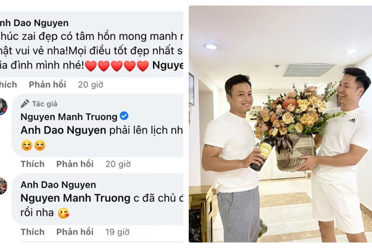 Hồng Đăng khoe ảnh tiệc tùng và thân thiết bên Mạnh Trường, bà xã nam diễn viên tương tác nhiệt tình