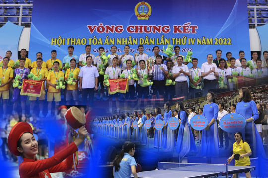 Hội thao TAND lần IV: Hoạt động thiết thực chào mừng kỷ niệm 77 năm Ngày truyền thống TAND (13/9/1945 - 13/9/2022)