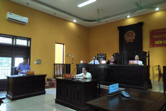 TAND thành phố Thanh Hoá tổ chức phiên toà xét xử trực tuyến lần 2