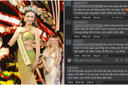 Liên tục dời lịch thi, Miss Grand Vietnam 2022 nhận 'bão gạch đá' từ fan sắc đẹp: 'Riết như cái chợ!'