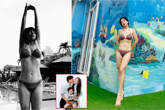 Ca sĩ Minh Chuyên khoe body gợi cảm ở tuổi U35, và cuộc sống bình yên bên ông xã doanh nhân