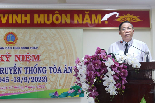 TAND tỉnh Đồng Tháp: Tổ chức giao lưu thể thao chào mừng 77 năm ngày truyền thống TAND.