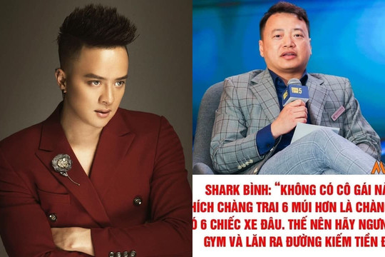 Không chỉ sao nữ, Cao Thái Sơn cũng phản bác quan điểm của Shark Bình: 'Không yêu mấy đứa tập gym là dại rồi'