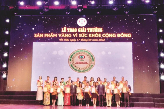 Dược phẩm Abipha đạt giải thưởng “Sản phẩm Vàng vì sức khỏe cộng đồng”