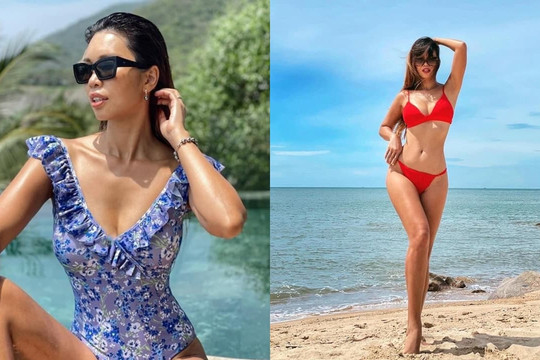 Siêu mẫu Hà Anh khoe loạt ảnh diện bikini ấn tượng, tiết lộ items yêu thích của bản thân