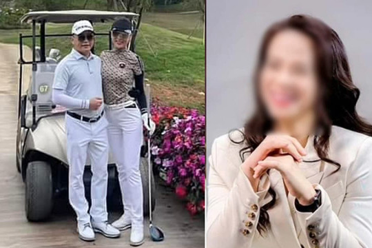 Shark Bình vui vẻ đi đánh golf cùng Phương Oanh, vợ liền cao tay đăng clip con gái 'Kể chuyện về bố'
