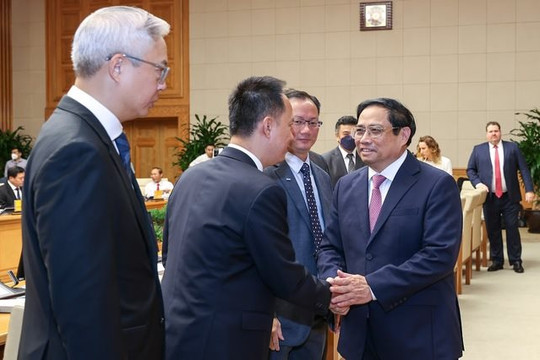 Thủ tướng chủ trì Hội nghị Thủ tướng Chính phủ với doanh nghiệp đầu tư nước ngoài