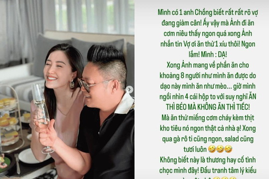Bảo Thy kể về hành động quan tâm vợ của chồng đại gia nhưng khiến mình phải đấu tranh tâm lý dữ dội
