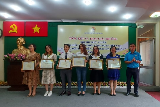 Gần 60.000 người thi tìm hiểu về Công đoàn Việt Nam và Chủ tịch Tôn Đức Thắng