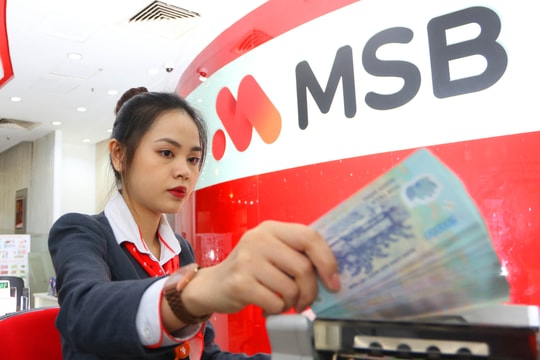 MSB chốt danh sách cổ đông chia cổ phiếu thưởng 30%
