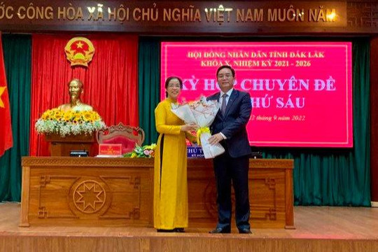 Đắk Lắk có nữ tân Chủ tịch HĐND tỉnh