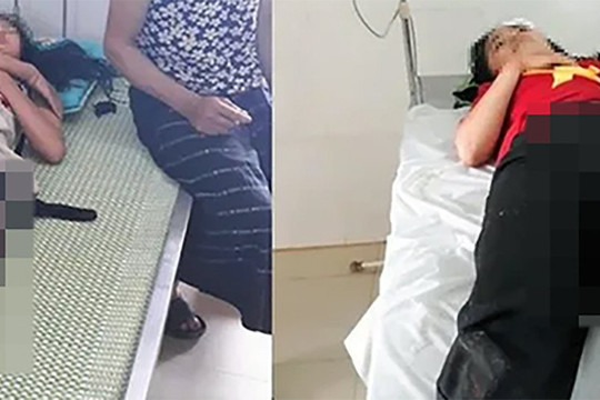 Xe đạp điện lao xuống suối, 3 học sinh thương vong