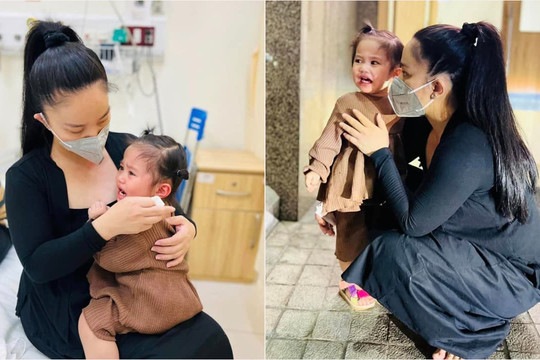 Lê Dương Bảo Lâm lo lắng khi 3 con ốm sốt cùng lúc, hình ảnh bà xã ngơ ngác ở phòng khám nhìn mà xót xa