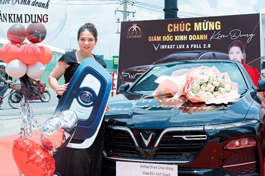 Lộ diện nữ doanh nhân Quảng Ninh là chủ nhân xế sang Vinfast Lux A Full 2.0