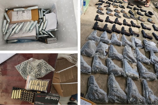 Kiên Giang: Bắt giữ 10 người tàng trữ, mua bán súng quân dụng