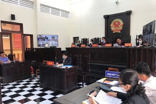 TAND tỉnh Tiền Giang xét xử trực tuyến 2 vụ án hình sự