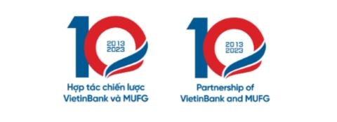 Ra mắt Biểu trưng kỷ niệm 10 năm hợp tác chiến lược VietinBank và MUFG Bank
