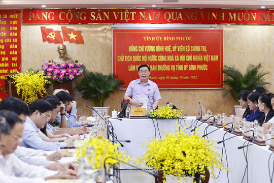 Bình Phước: Phải tạo môi trường làm ăn, kinh doanh thuận lợi