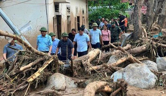 Nghệ An nỗ lực khắc phục lũ quét tại huyện rẻo cao Kỳ Sơn