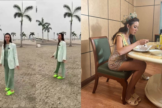 'Kế nhiệm' Quyền Linh, Trường Giang, Hoa hậu Thùy Tiên trở thành người đẹp chăm mang dép tổ ong nhất Vbiz