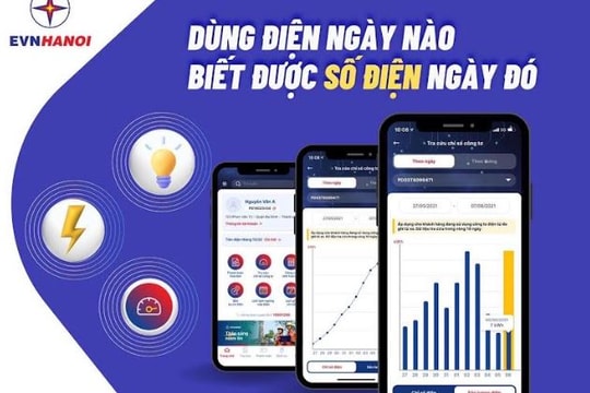 Dịch vụ điện của EVNHANOI được số hóa trên các nền tảng