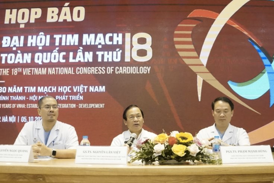 Ca tử vong vì bệnh tim mạch nhiều hơn bệnh ung thư