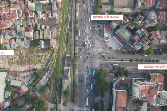 Khởi công xây dựng hầm chui Vành đai 2,5 qua đường Giải Phóng