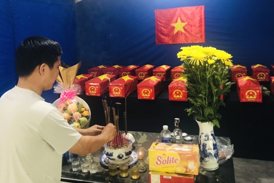 Gia Lai: Tổ chức Lễ truy điệu và an táng 19 hài cốt liệt sĩ