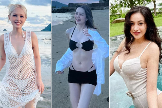 Hội gái xinh tung loạt ảnh nóng bỏng giữa tiết trời thu, 'hoa mắt' vì khó phân định ai nổi nhất