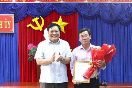 Ban Bí thư chuẩn y ông Hồ Văn Chung làm Phó Chủ nhiệm UBKT Tỉnh ủy Cà Mau