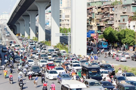 Hà Nội điều chỉnh lại giao thông trên tuyến Trường Chinh - Đại La