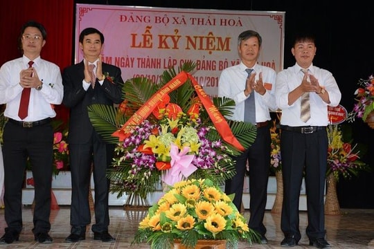 Đảng bộ xã Thái Hòa: 75 năm xây dựng, chiến đấu và trưởng thành