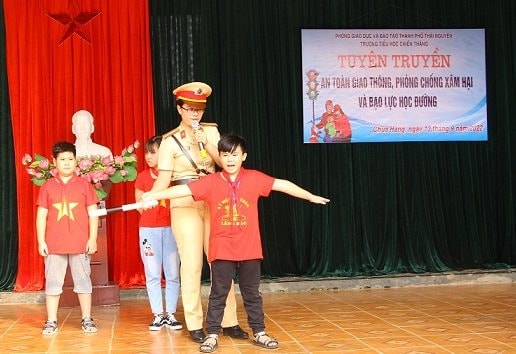 Thái Nguyên: Tuyên truyền an toàn giao thông và phòng, chống bạo lực, xâm hại trẻ em