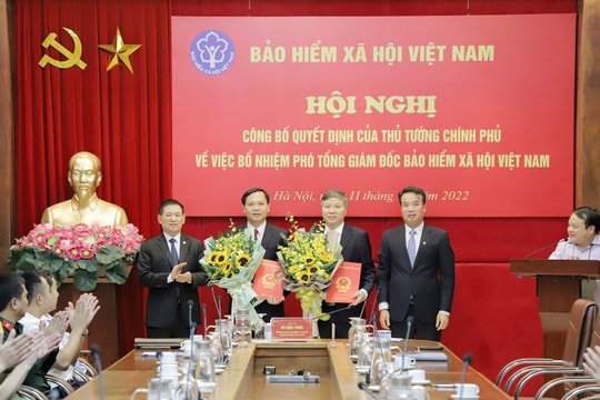 Bảo hiểm xã hội Việt Nam có hai Phó Tổng Giám đốc mới