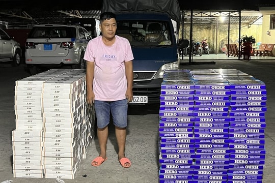 Vĩnh Long: Khởi tố đối tượng dùng ô tô vận chuyển 14.500 bao thuốc lá nhập lậu