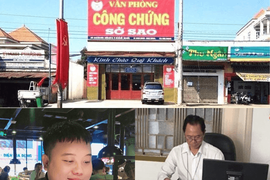 Bình Dương: Khởi tố, bắt tạm giam 2 công chứng viên