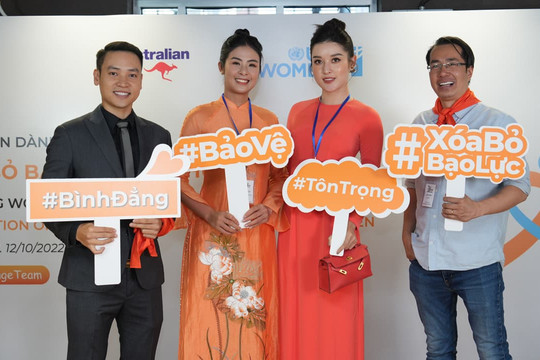 Người nổi tiếng chung tay tô cam thế giới, xóa bỏ bạo lực với phụ nữ và trẻ em - #TheOrangeTeam