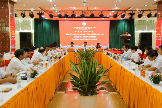 Cụm thi đua số I tổ chức Hội nghị Tổng kết công tác thi đua, khen thưởng năm 2022