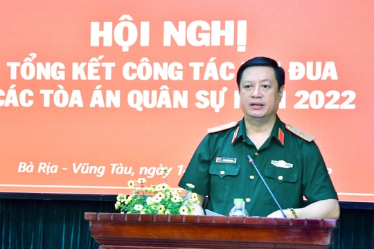 Toà án Quân sự Trung ương tổ chức Hội nghị Tổng kết công tác thi đua năm 2022