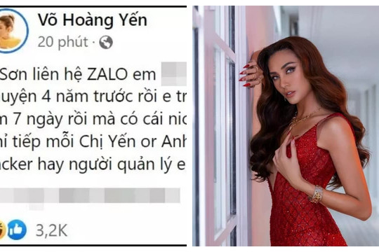Hacker chiếm Facebook của Võ Hoàng Yến đòi đối mặt giải quyết ân oán y như phim hài