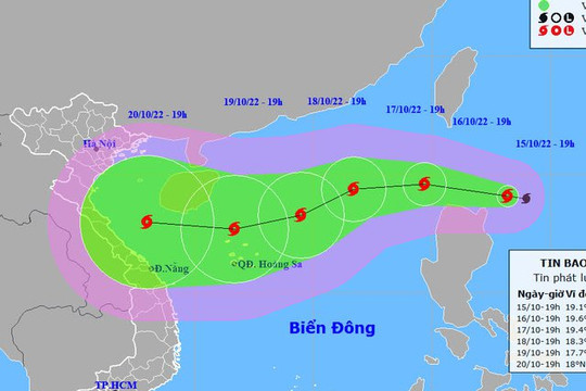 Bão số 6 (NESAT) giật cấp 14, diễn biến rất phức tạp