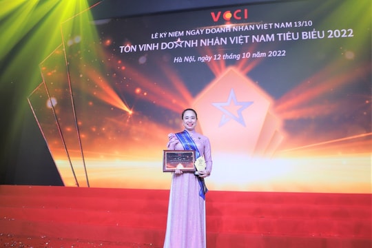 Chủ tịch HĐTV Tổng công ty Điện lực miền Bắc được vinh danh Doanh nhân tiêu biểu Việt Nam 2022