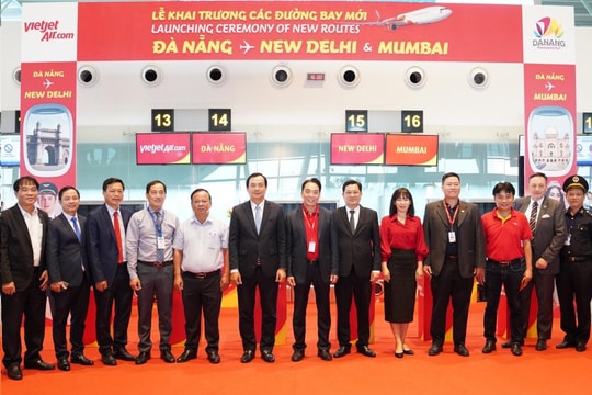 Bay dễ dàng giữa Đà Nẵng và New Delhi, Mumbai (Ấn Độ) cùng Vietjet
