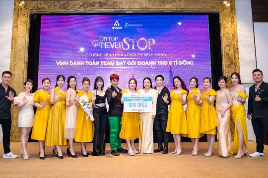 Gil Lê bảnh bao trao thưởng Giám đốc chiến lược Mai Hương gần 1 tỷ đồng tại sự kiện Thái Lan