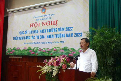 Cụm thi đua số XIII tổng kết phong trào thi đua khen thưởng năm 2022